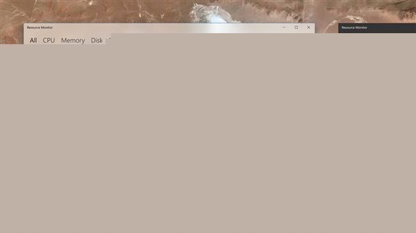 民间高手重新设计Windows 10资源监视器:一眼就中毒