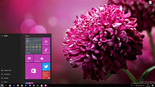 Windows 10开始菜单变了！全新风格小试牛刀