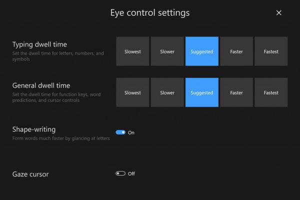 Windows 10更新 支持眼球控制是什么鬼?