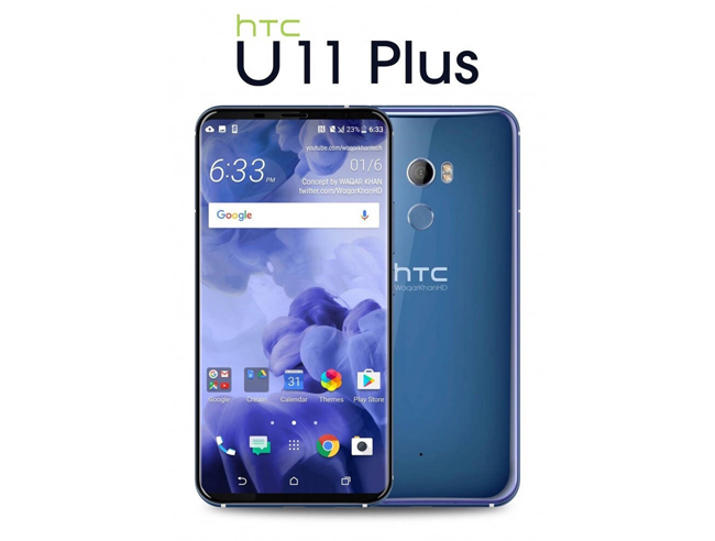 HTC U11 Plus是全面屏?渲染图显示屏占比惊人