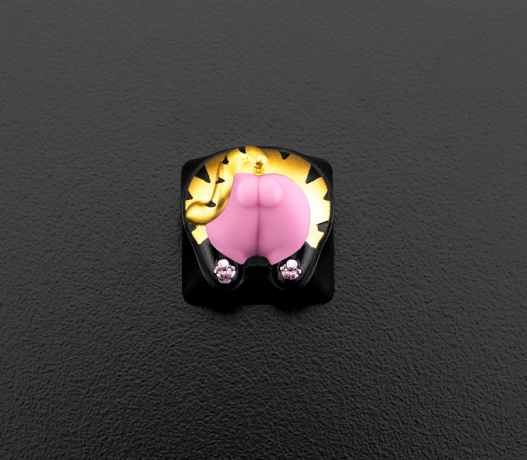 ZOMO黑科技新品，猫PP温感变色金属键帽。