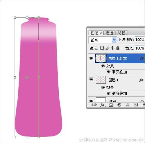 Photoshop鼠绘教程:绘制瓶装洗发水广告效果图