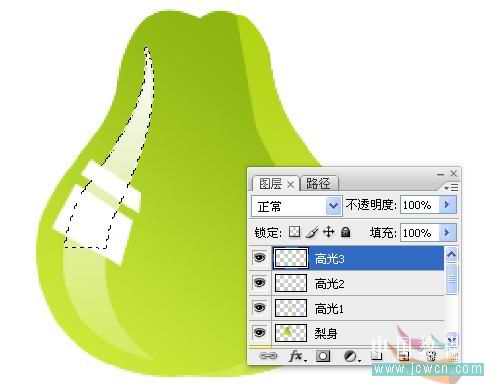 Photoshop初学者实例教程:鼠绘漂亮水晶水果图标