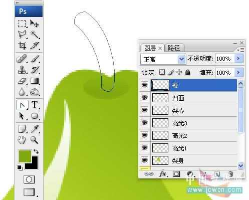 Photoshop初学者实例教程:鼠绘漂亮水晶水果图标