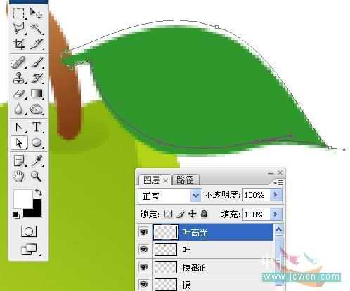 Photoshop初学者实例教程:鼠绘漂亮水晶水果图标