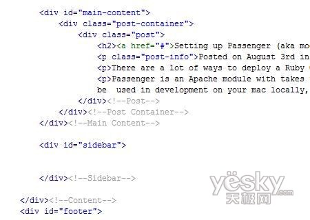 Photoshop教程:把PSD模板切为XHTML+CSS