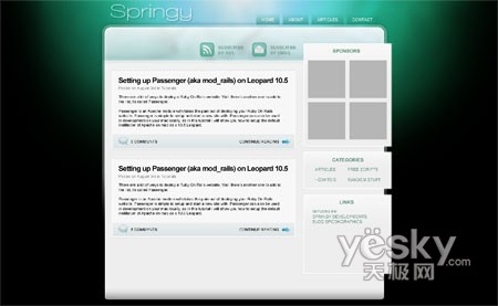 Photoshop教程:把PSD模板切为XHTML+CSS