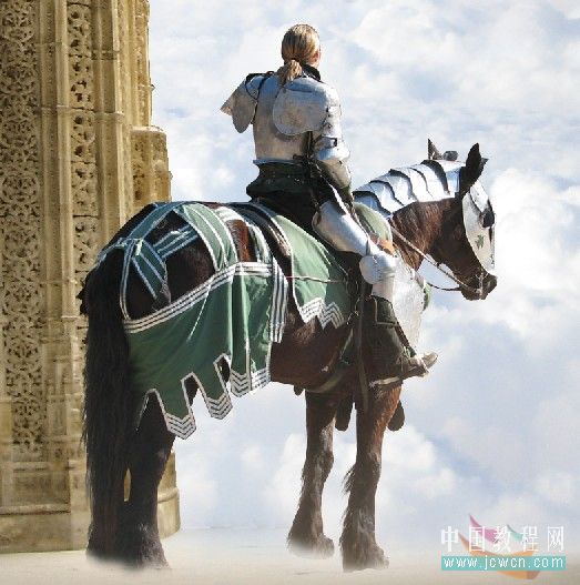 Photoshop精彩合成教程:天使骑士出征史诗场景的制作