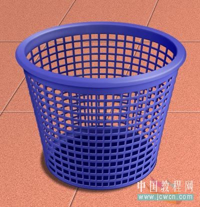 Photoshop鼠绘教程:绘制一只逼真的塑料垃圾篓