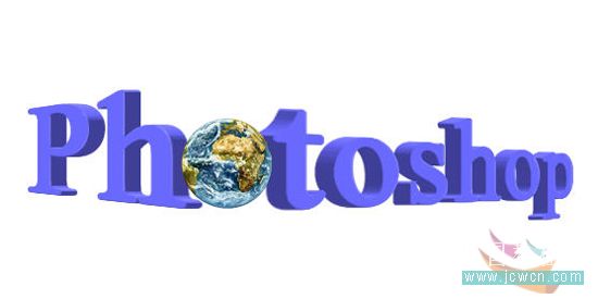 Photoshop初学者实例教程:透视效果立体字的制作