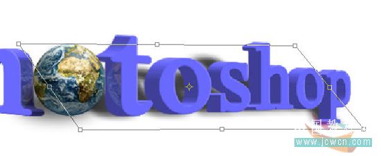 Photoshop初学者实例教程:透视效果立体字的制作