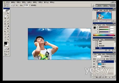 Photoshop创意设计:聆听心灵深处的音乐