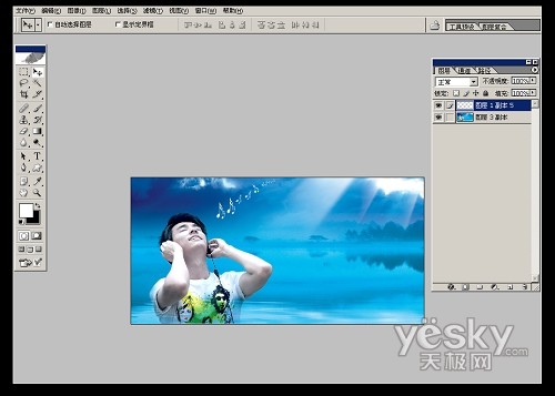 Photoshop创意设计:聆听心灵深处的音乐