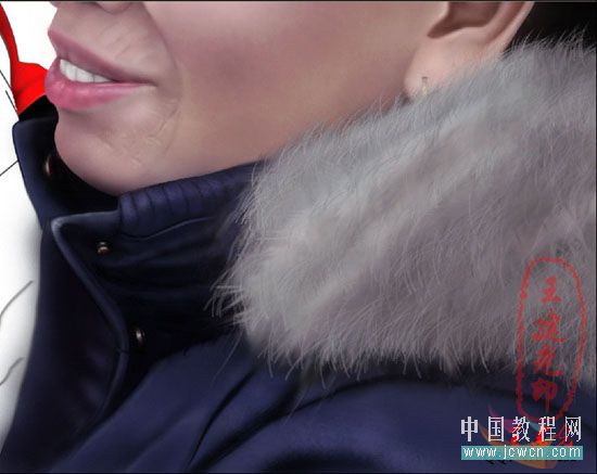 Photoshop鼠绘教程:人物写生之我的奶奶和宝宝