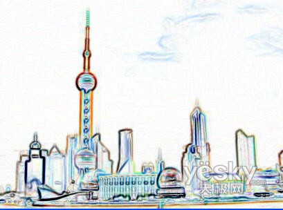 滤镜制作霓虹灯效果
