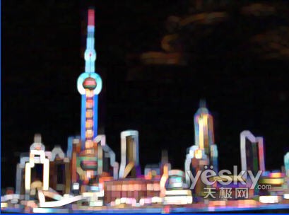 滤镜制作霓虹灯效果