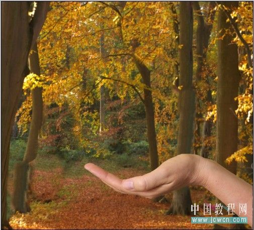 Photoshop合成教程:创意设计保护地球靠众人