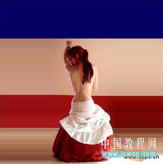 Photoshop教程:蓝色梦幻星光MM唯美艺术效果