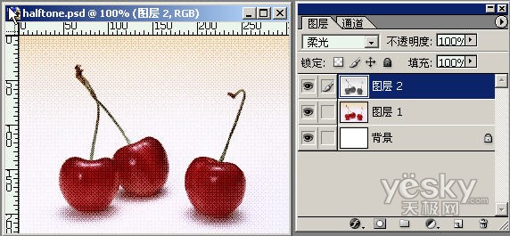 用Photoshop将图片处理为“半调网屏”特效