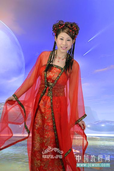 Photoshop抠图教程:教你抠出红色婚纱的技巧