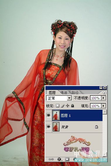 Photoshop抠图教程:教你抠出红色婚纱的技巧