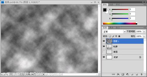 PhotoshopCS4打造爱国诗人屈原国画_www.knowsky.com