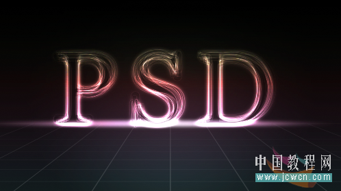 Photoshop教程:简单制作漂亮高光流线光效字效果_www.knowsky.com