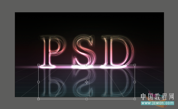 Photoshop教程:简单制作漂亮高光流线光效字效果_www.knowsky.com
