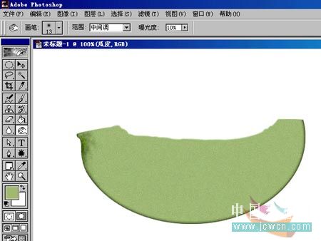 Photoshop鼠绘教程:绘制一盆可口的哈密瓜_www.knowsky.com