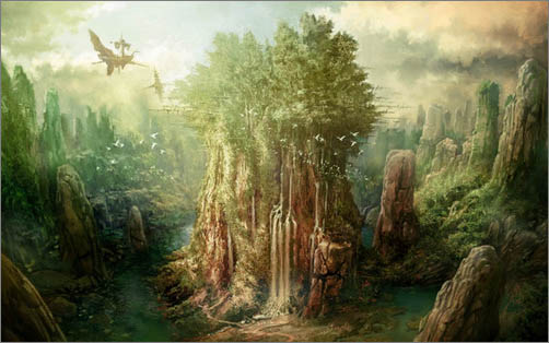 Photoshop制作永恒之塔海报教程_www.knowsky.com