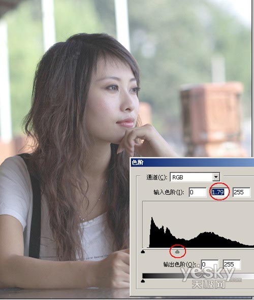 Photoshop教程:利用计算打造通透皮肤_www.knowsky.com