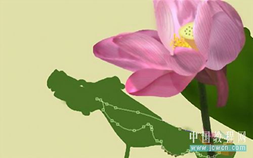 Photoshop鼠绘教程:绘制亭亭玉立的荷花_www.knowsky.com