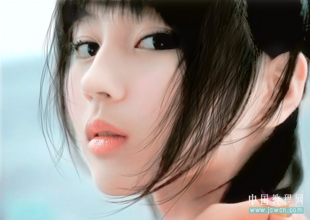 Photoshop后期教程:综合运用调整偏色图,让MM靓丽起来_www.knowsky.com