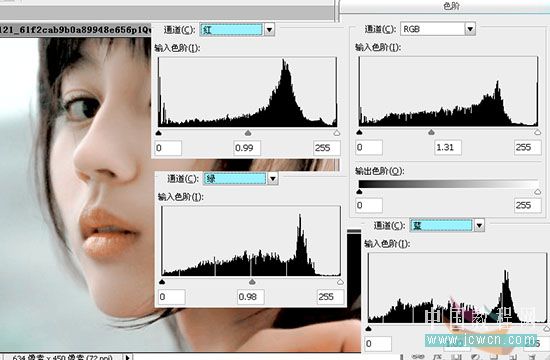Photoshop后期教程:综合运用调整偏色图,让MM靓丽起来_www.knowsky.com