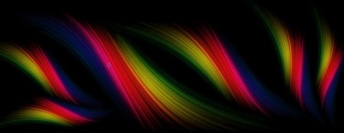 使用Photoshop制作优雅的抽象光谱线_www.knowsky.com