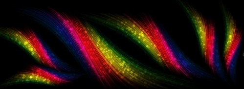 使用Photoshop制作优雅的抽象光谱线_www.knowsky.com