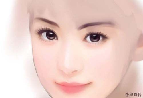 Photoshop人物鼠绘之甜美的情侣篇