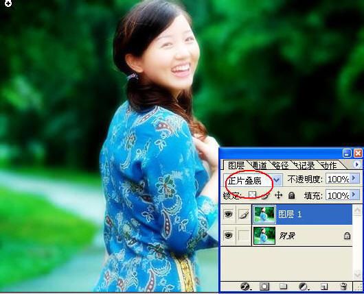 Photoshop背景虚化+影楼效果更迷魅