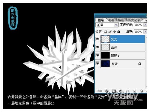 Photoshop实例教程:打造灿烂漂亮的星空MM