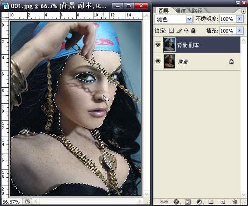 Photoshop为美女塑造魅力的肌肤