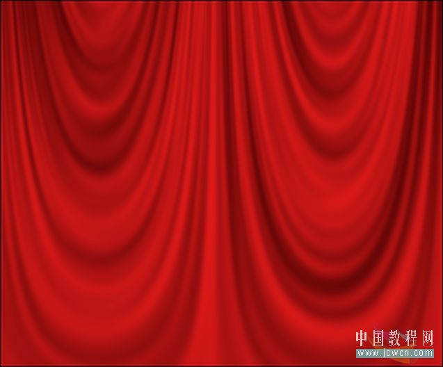 Photoshop教程:巧用滤镜打造逼真舞台幕布