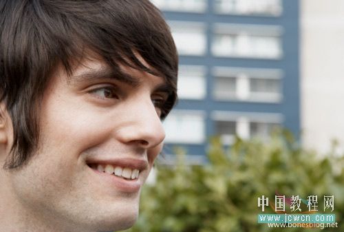 Photoshop教程:简单给人像照片添加花白头发