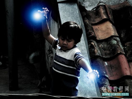 Photoshop教程：打造超能力之电光能量球特效