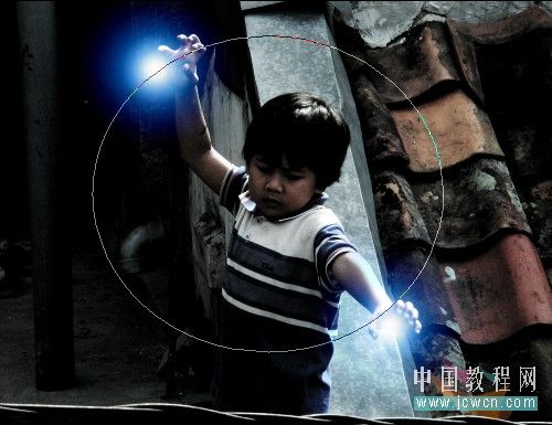 Photoshop教程：打造超能力之电光能量球特效