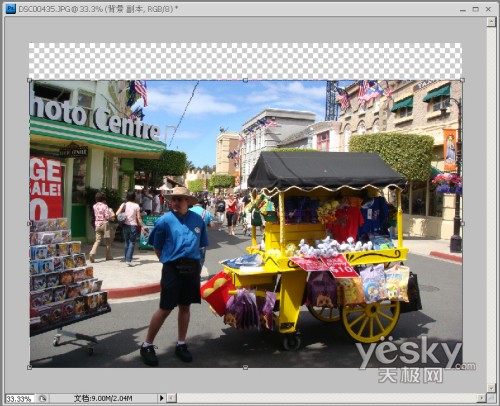 Photoshop CS4强悍无损裁边 精彩不留遗憾