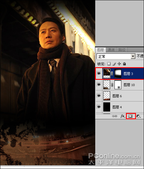 PhotoshopCS4梅兰芳电影海报设计