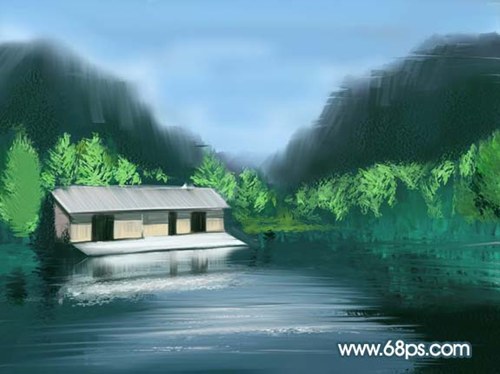 Photoshop鼠绘漂亮的风景画