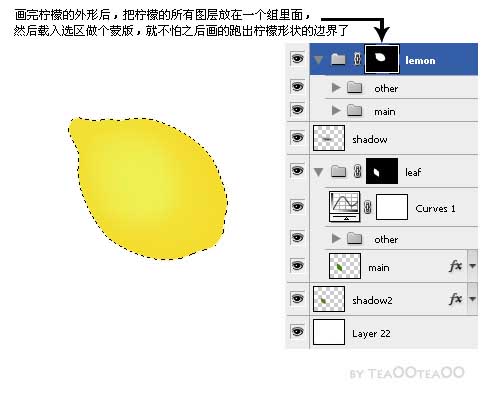 用Photoshop鼠绘逼真柠檬实例