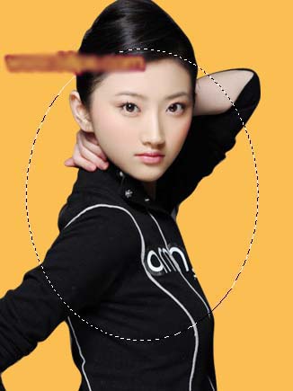 Photoshop将清纯少女制作为风情女朗
