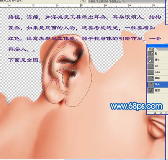 Photoshop精细鼠绘美女莫文蔚